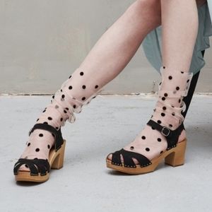 Swedish Style Wooden Clog Sandals